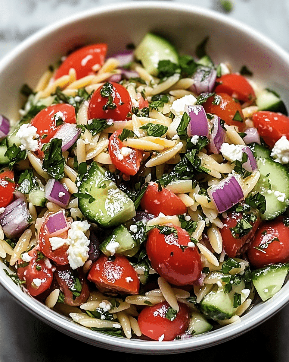Mediterranean Orzo Pasta Salad