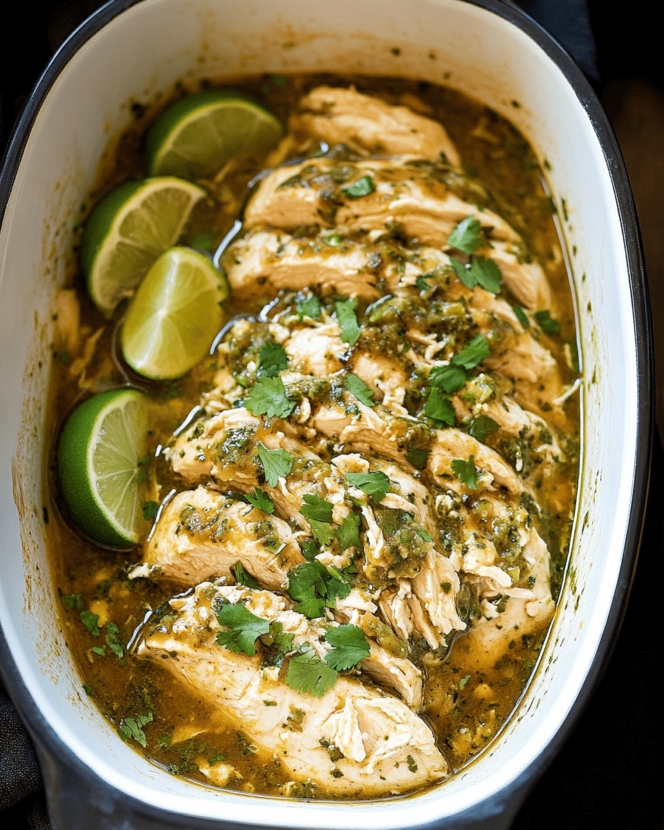Salsa Verde Chicken Bake