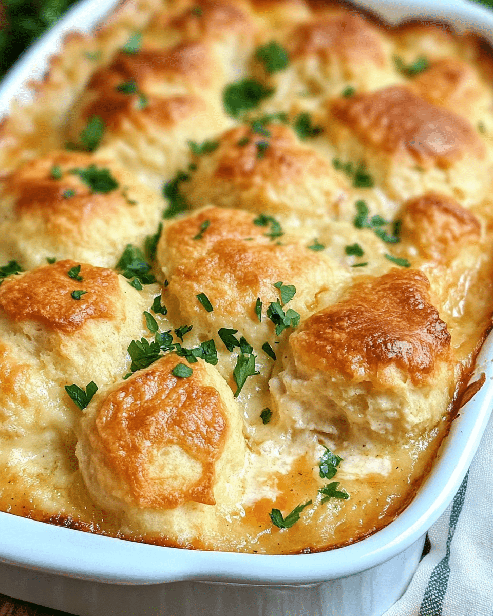 Cheddar Bay Chicken Cobbler