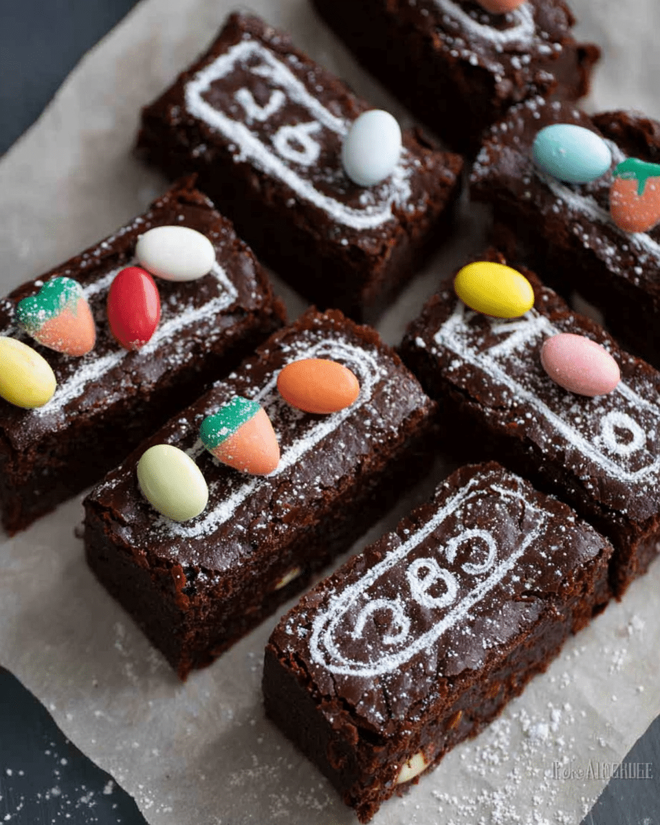 Chalkboard Brownies