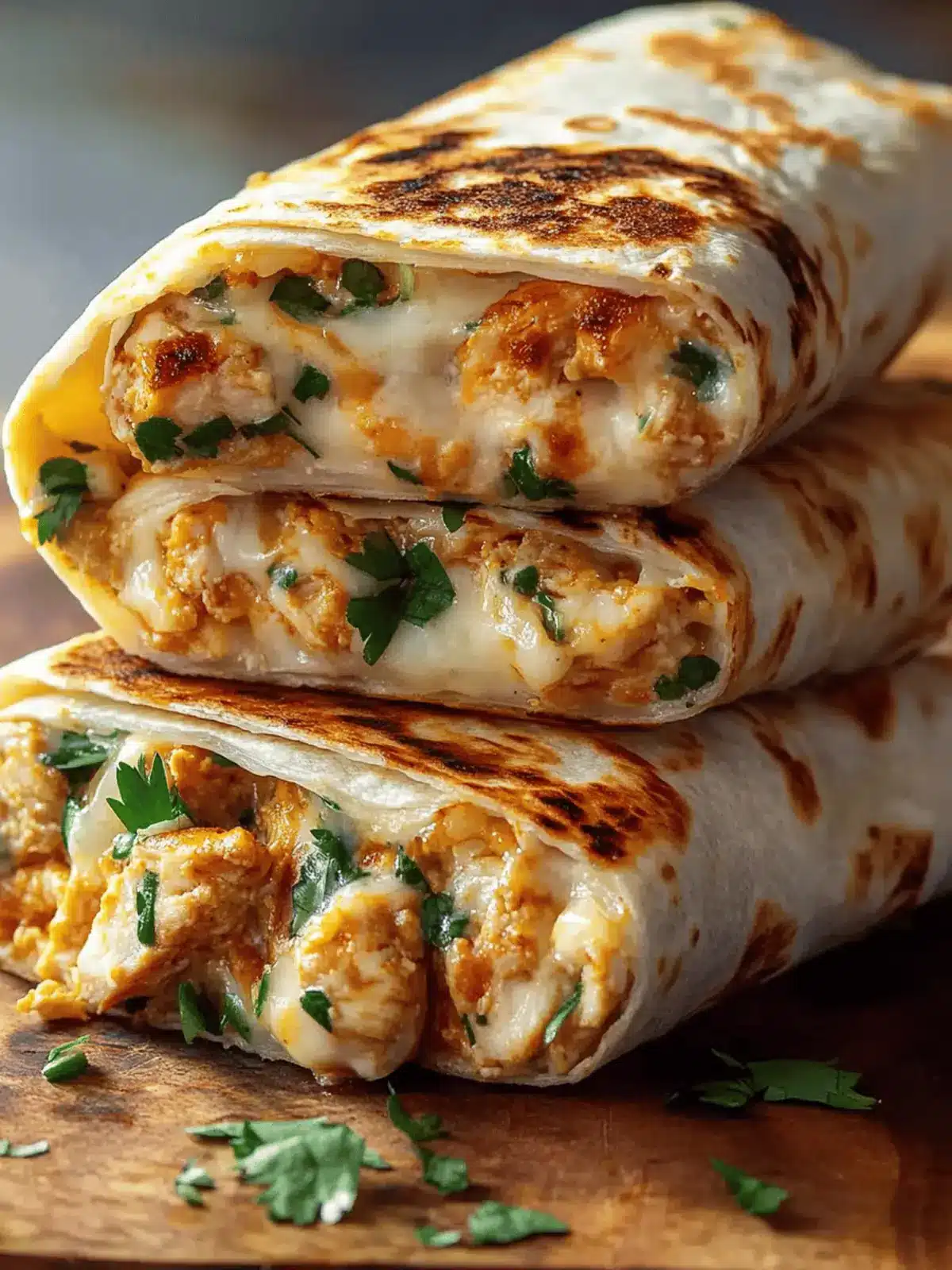 Ooey-Gooey Cheesy Garlic Chicken Wraps for Weeknight Bliss 2 Ooey-Gooey Cheesy Garlic Chicken Wraps