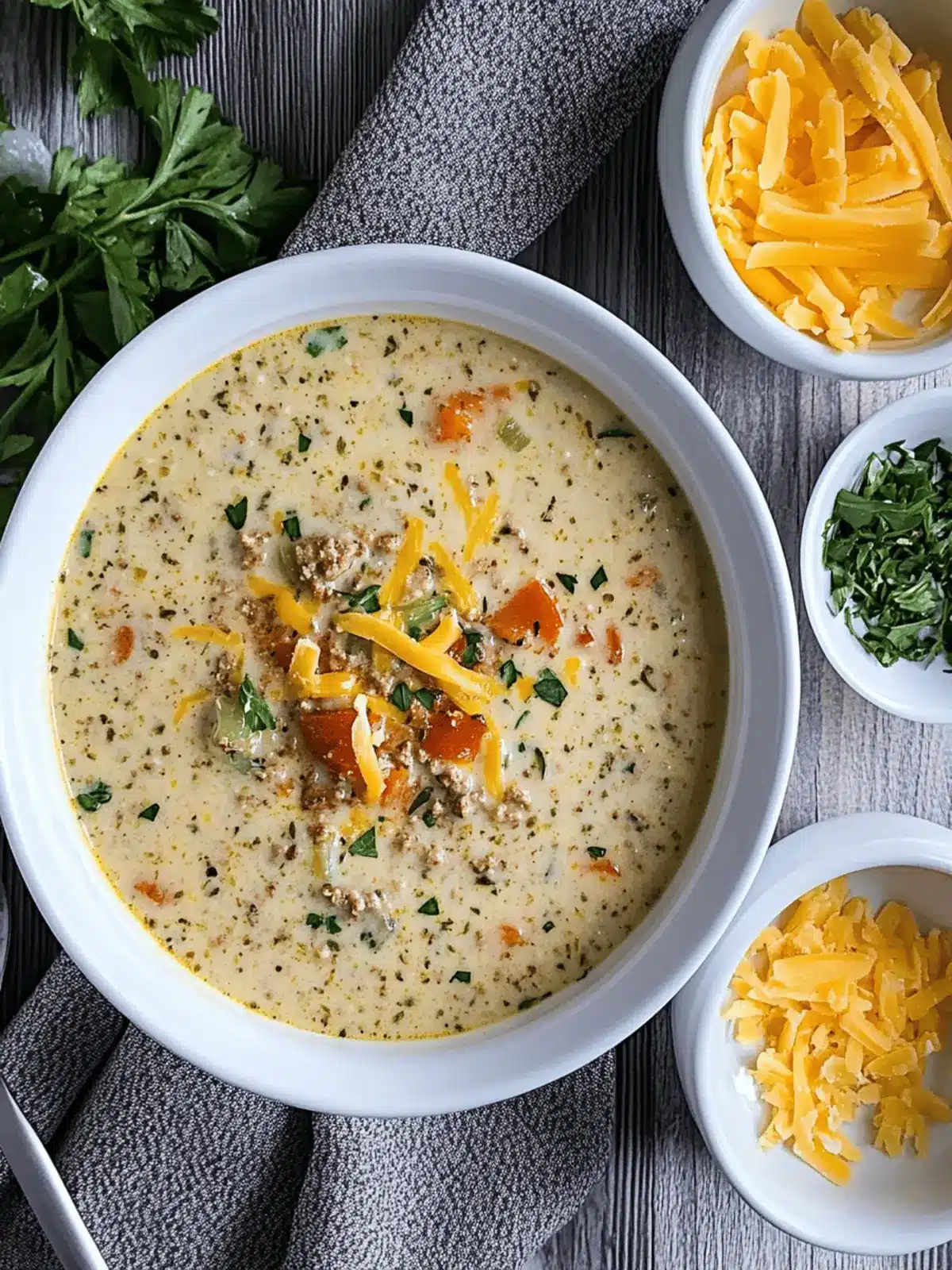 The Best Ever Cheeseburger Soup: Comfort in Every Bowl 3 The Best Ever Cheeseburger Soup