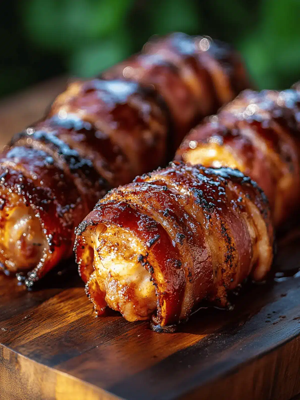 Cheddar-Stuffed BBQ Bacon Bombs: Irresistibly Juicy Treats 2 Cheddar-stuffed Bbq Bacon Bombs