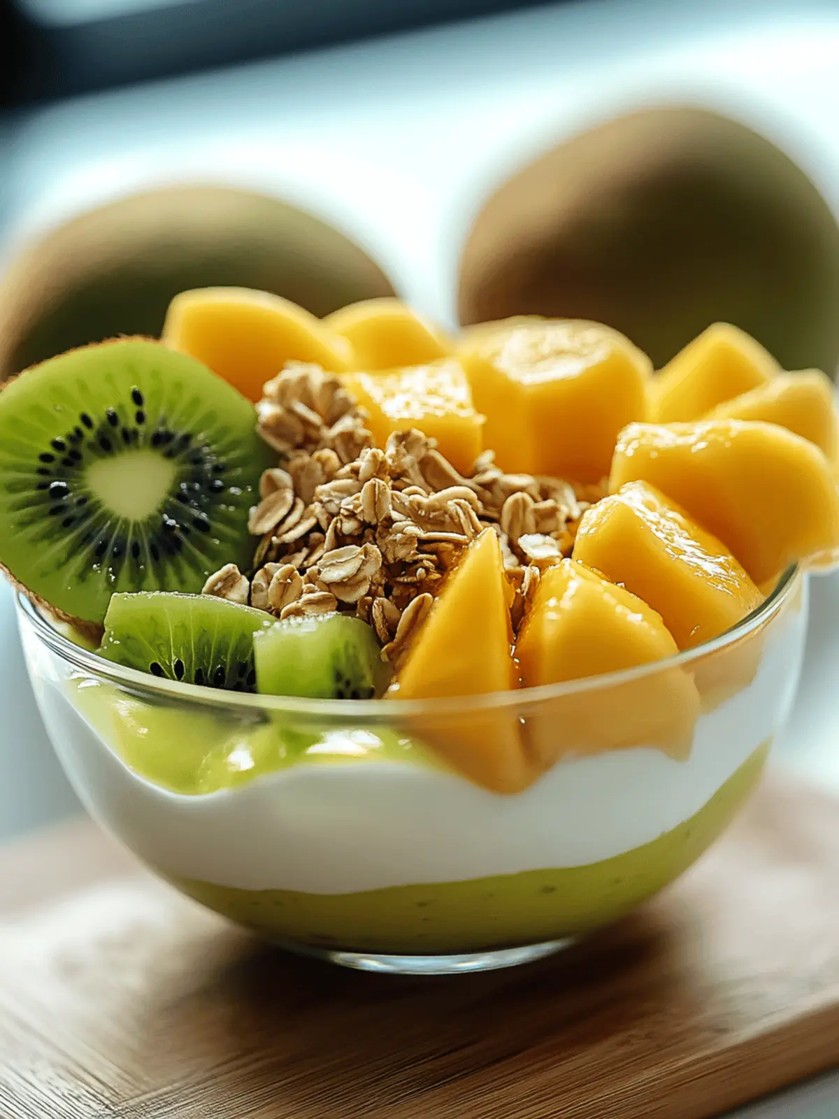 Delicious Kiwi Mango Yogurt Bowl for a Tropical Morning Boost 3 Kiwi Mango Yogurt Bowl
