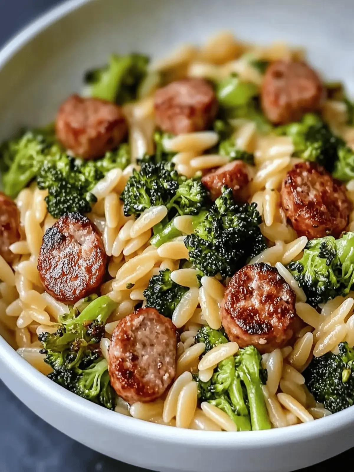 Chicken Sausage and Broccoli Orzo: Your 30-Minute Comfort Meal 5 Chicken Sausage and Broccoli Orzo
