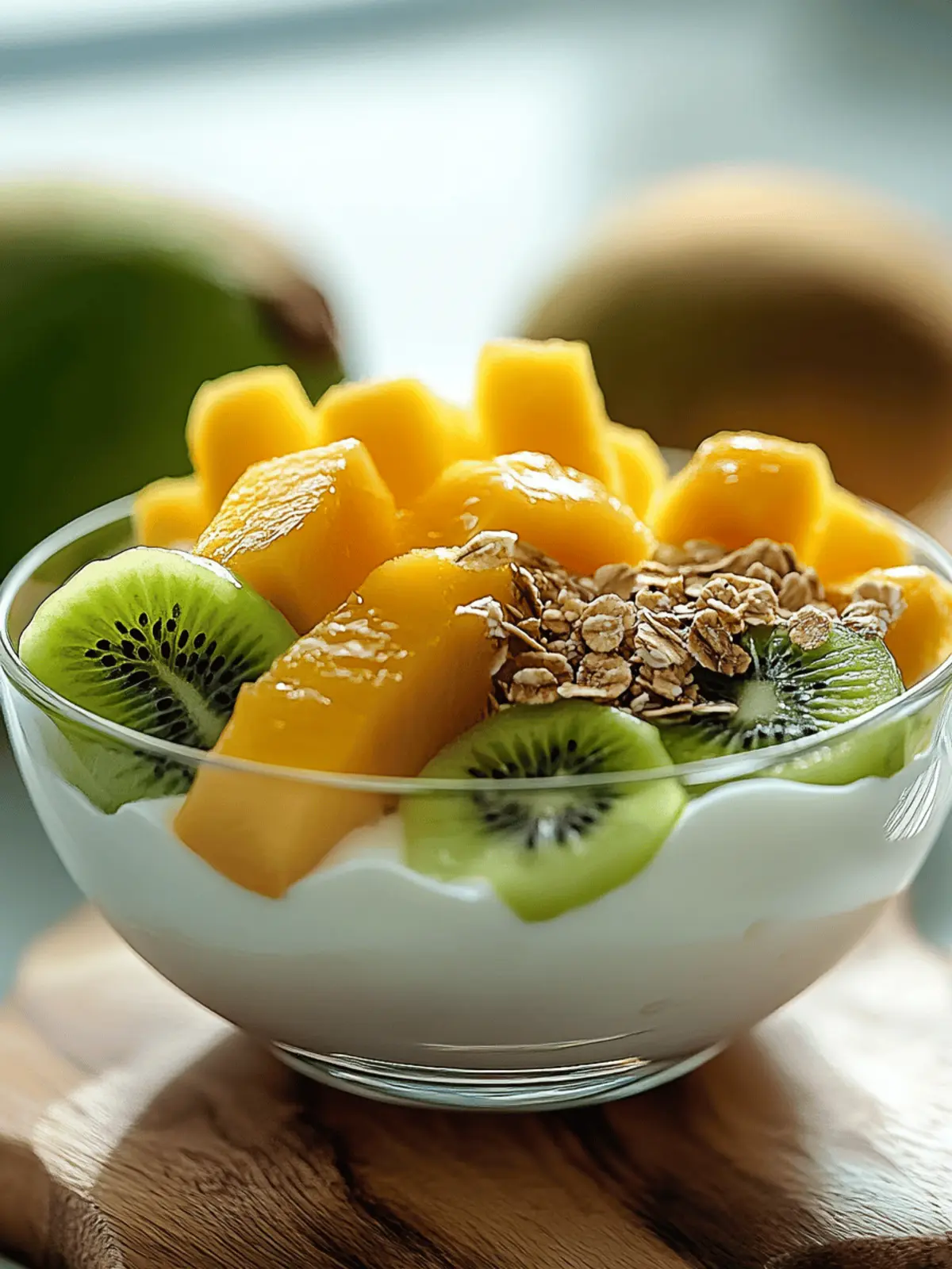 Delicious Kiwi Mango Yogurt Bowl for a Tropical Morning Boost 4 Kiwi Mango Yogurt Bowl