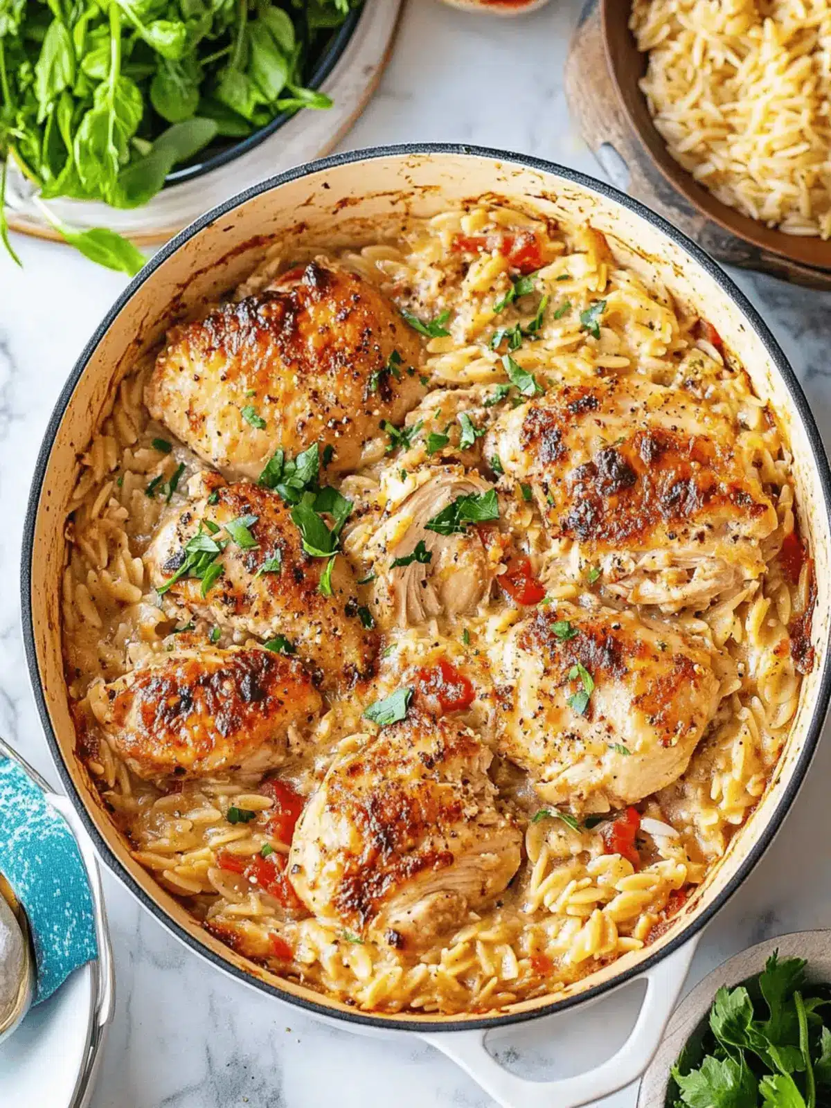Marry Me Chicken Orzo Bake for Cozy Weeknight Comfort 5 Marry Me Chicken Orzo Bake