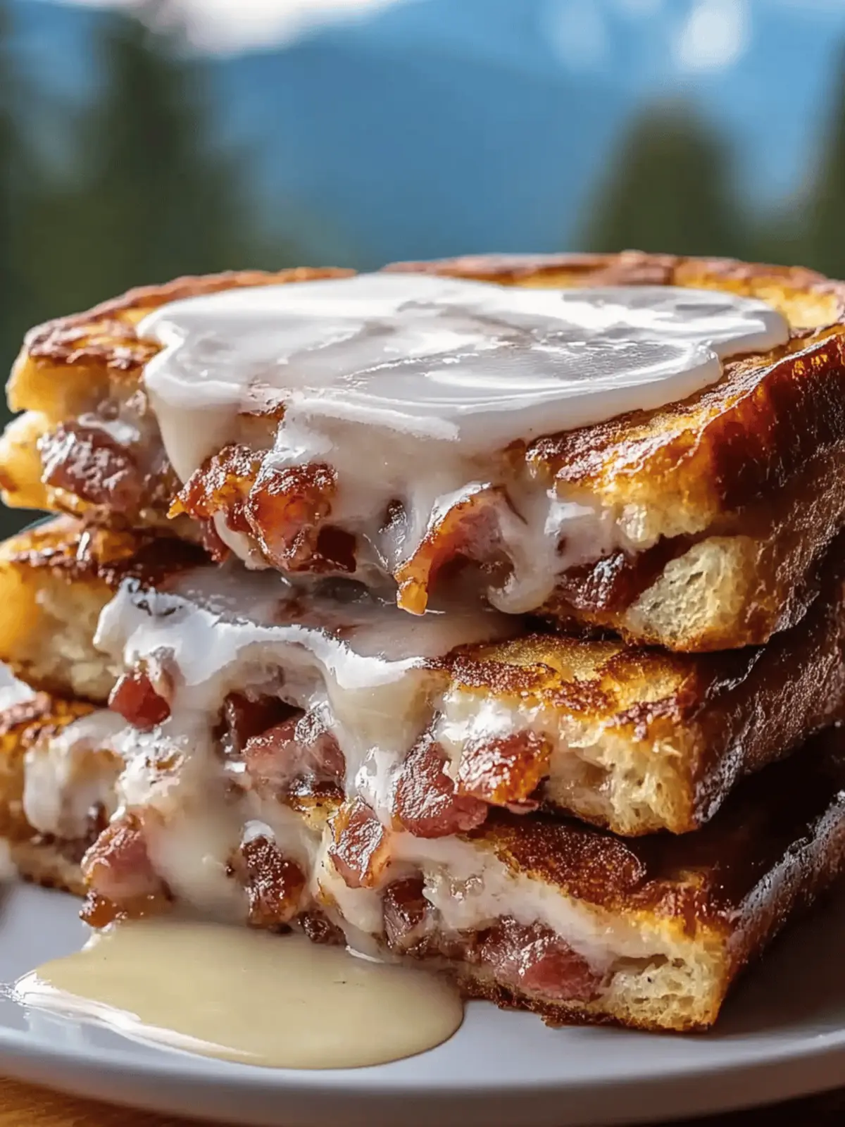 Bourbon Maple Bacon Stuffed French Toast for Ultimate Brunch Bliss 2 Bourbon Maple Bacon Stuffed French Toast with Vanilla Glaze