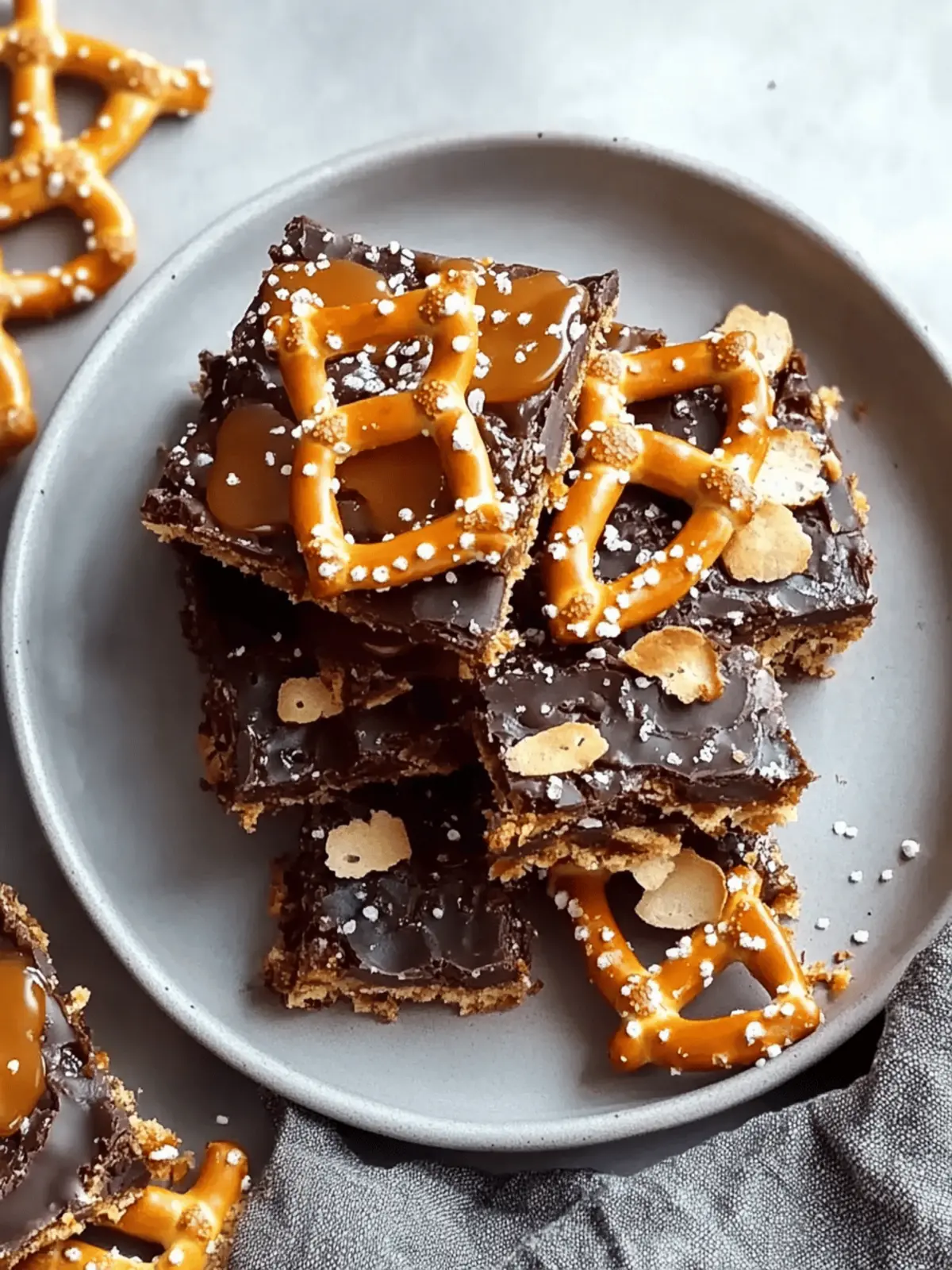 Salty Sweet Salted Caramel Pretzel Bars for Easy Indulgence 2 Salted Caramel Pretzel Bars