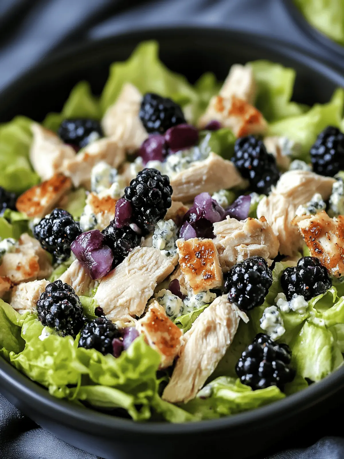Keto-Friendly Blackberry Cottage Cheese Chicken Salad Delight 3 Keto-Friendly Blackberry Cottage Cheese Chicken Salad