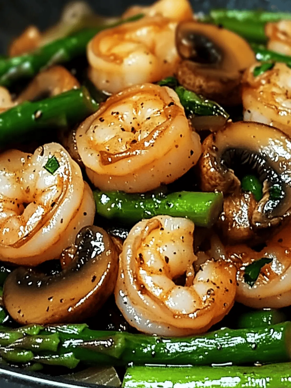 Shrimp and Asparagus Stir-Fry with Mushrooms Ready in 30 Mins 3 Shrimp and Asparagus Stir-Fry with Mushrooms