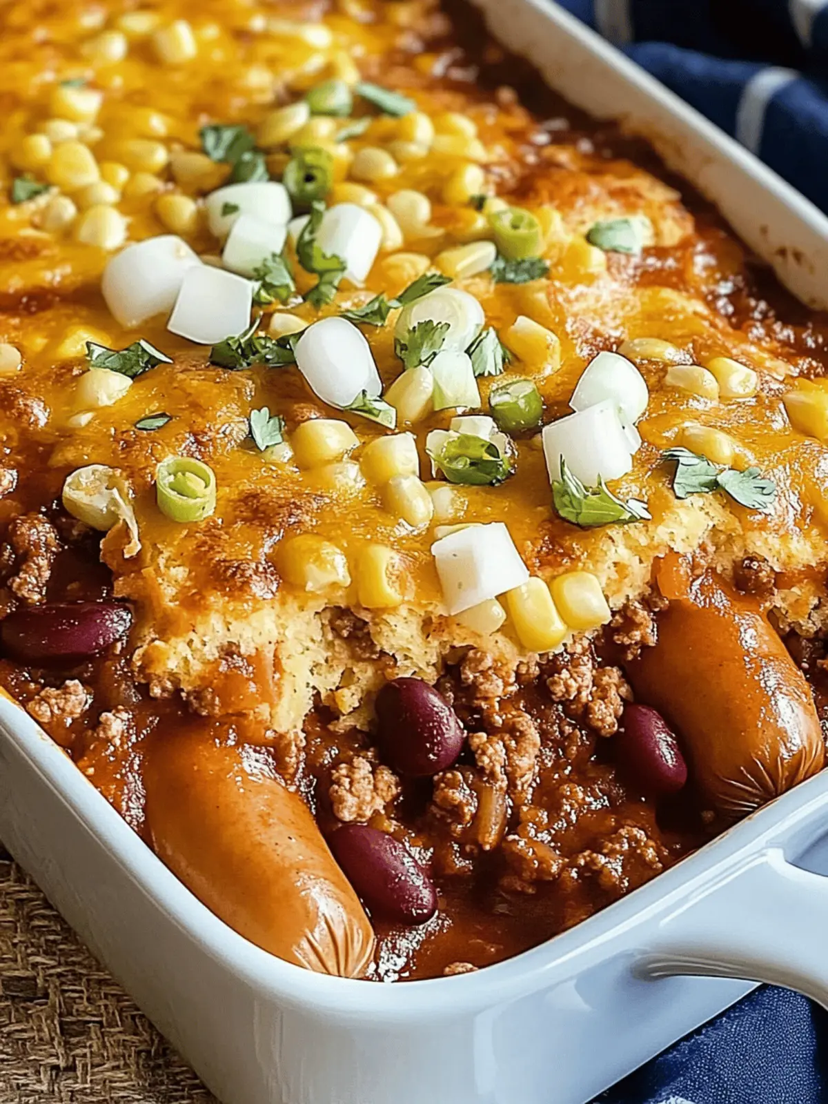 5-Step Ultimate Chili Hotdogs Cornbread Casserole Delight Made Easy 3 5-Step Ultimate Chili Hotdogs Cornbread Casserole Delight