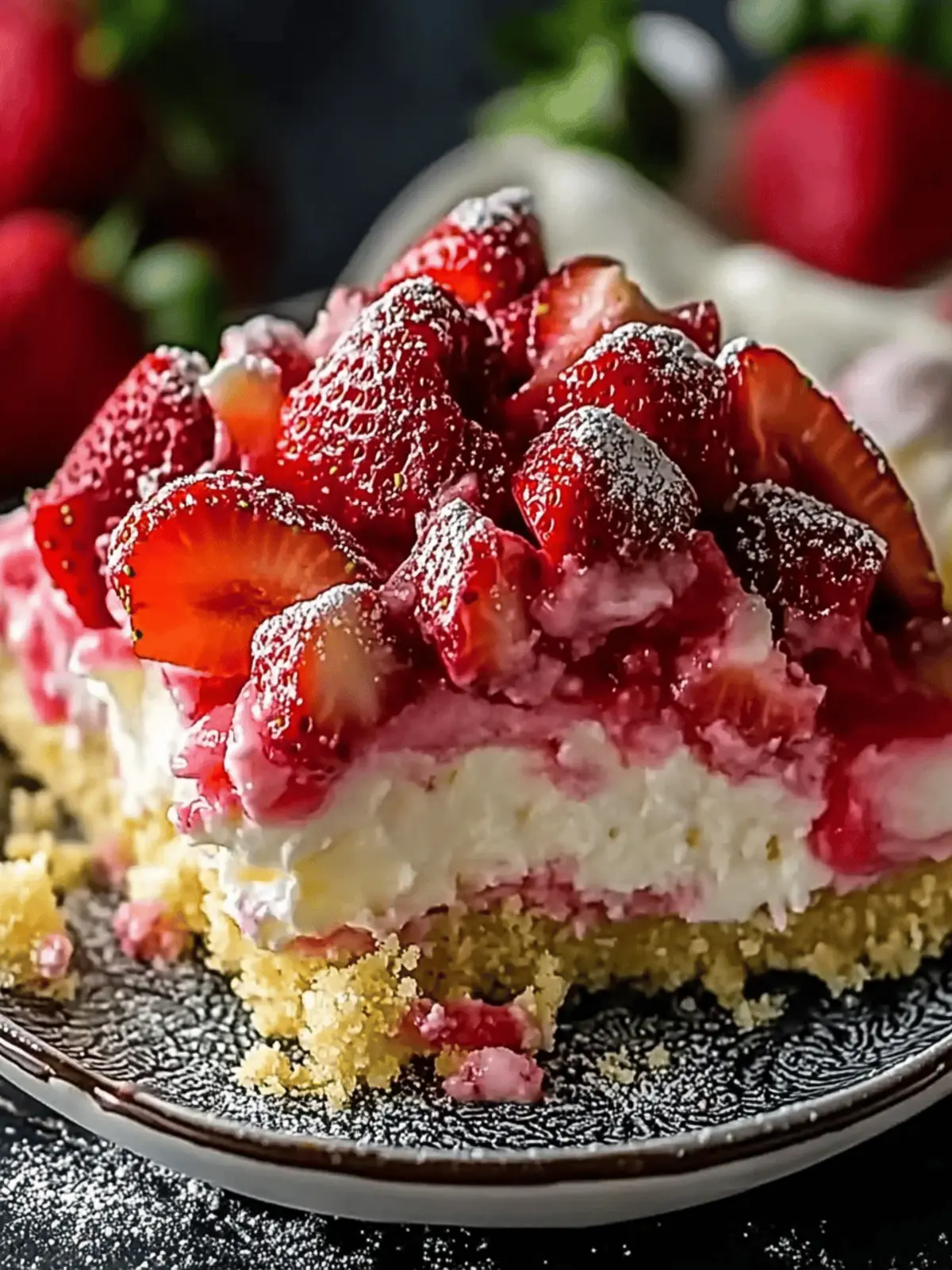 Irresistible Strawberry Cheesecake Dump Cake Recipe Delight for Summer Fun 2 Irresistible Strawberry Cheesecake Dump Cake Recipe Delight