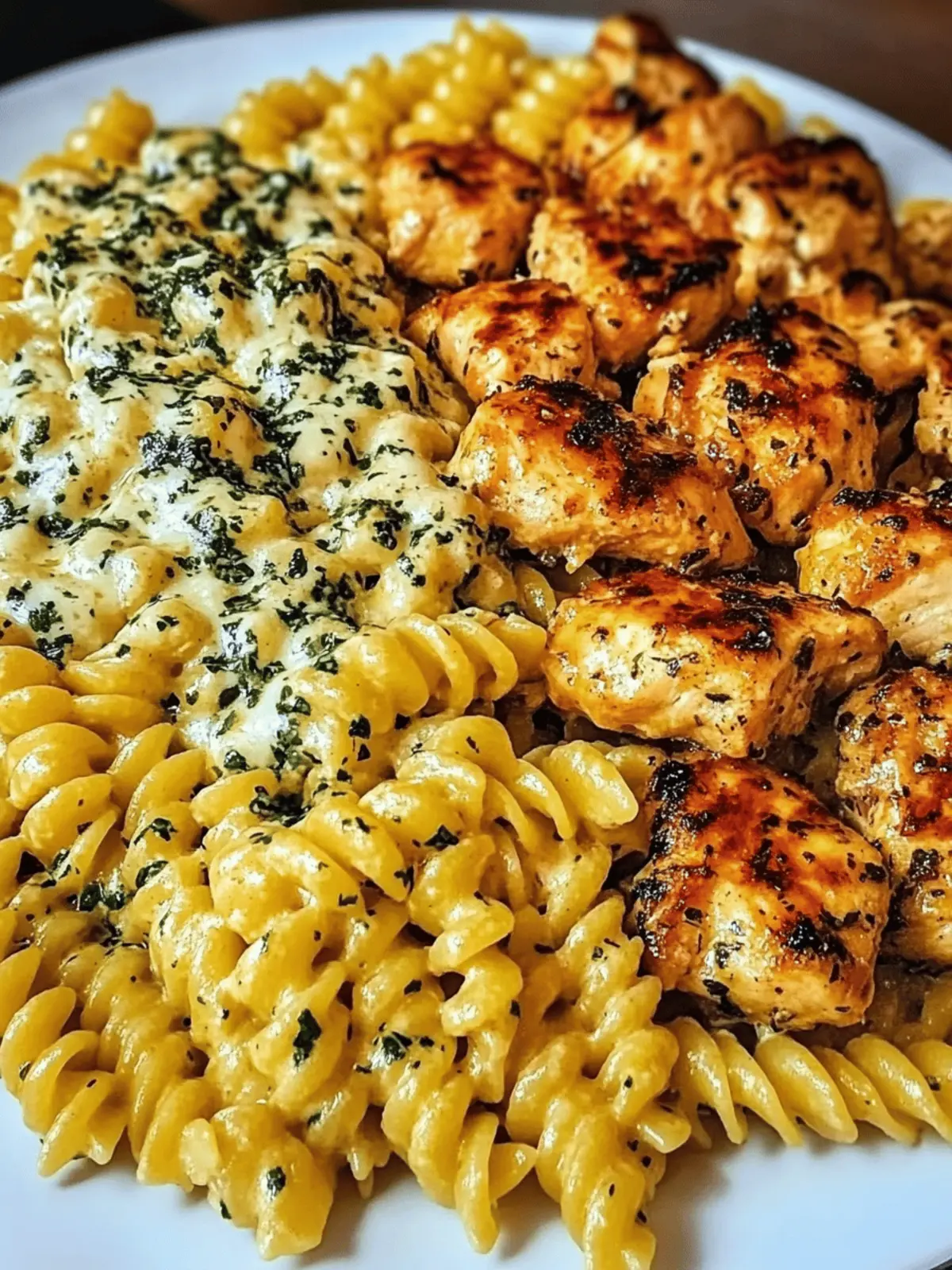 Cheesy Rotini with Garlic Parmesan Chicken Easy Pasta Dinner Bliss 3 Cheesy Rotini with Garlic Parmesan Chicken Easy Pasta Dinner
