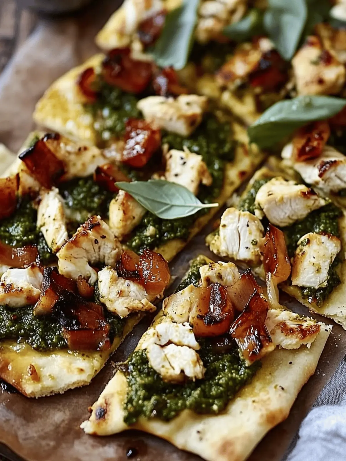 Pesto Chicken Flatbread: Quick, Flavorful Dinner Delight 5 Pesto Chicken Flatbread