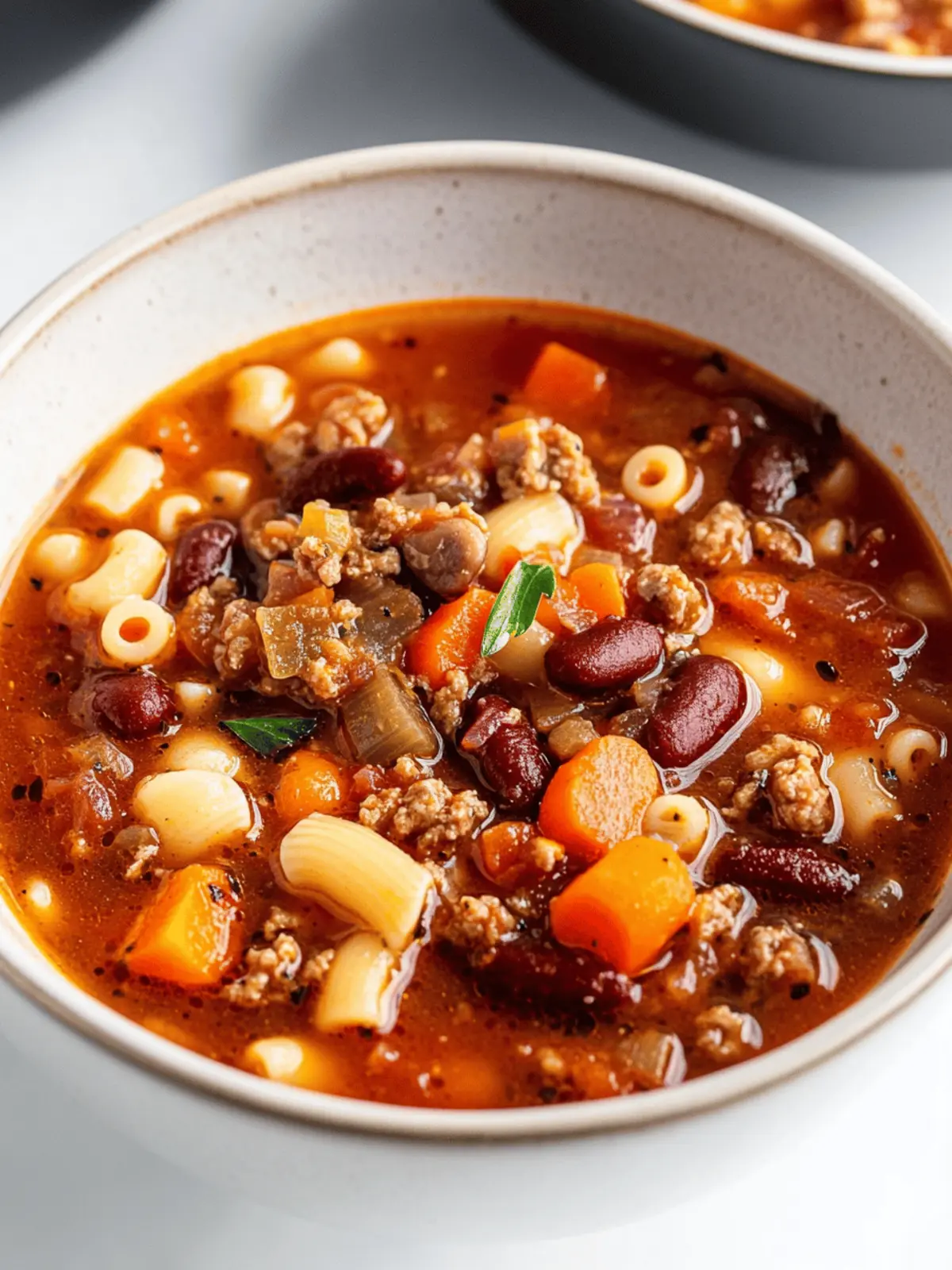 Savory Crockpot Pasta Fagioli Soup for Cozy Family Dinners 5 Crockpot Pasta Fagioli Soup