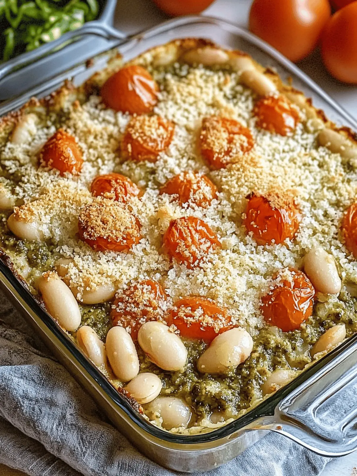 White Bean and Pesto Bake – A Cozy Casserole for All 4 White Bean and Pesto Bake