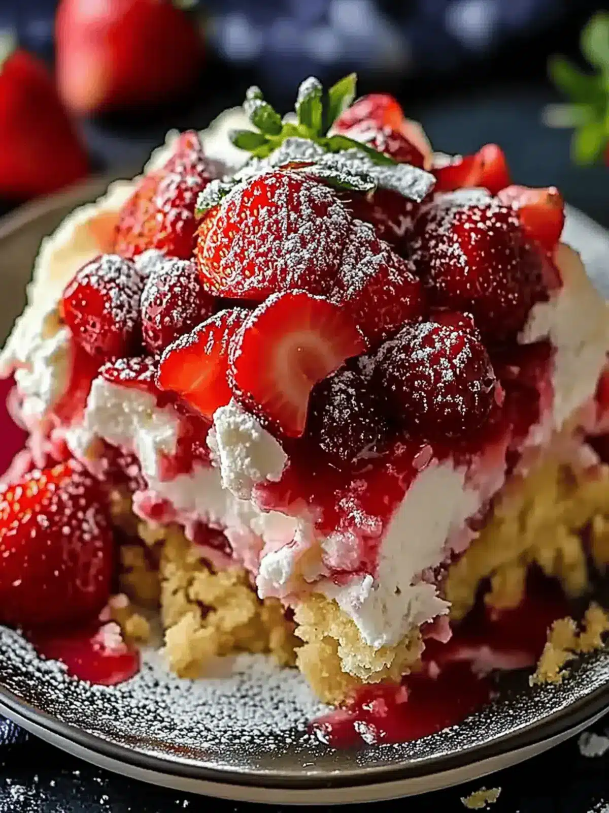 Irresistible Strawberry Cheesecake Dump Cake Recipe Delight for Summer Fun 3 Irresistible Strawberry Cheesecake Dump Cake Recipe Delight