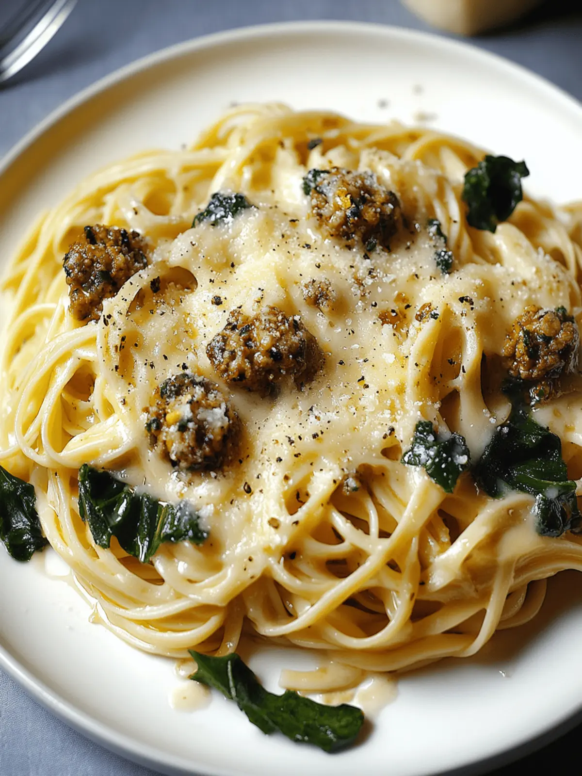 Cheesy Garlic Linguine: Savory Comfort Ready in 30 Minutes 4 Cheesy Garlic Linguine
