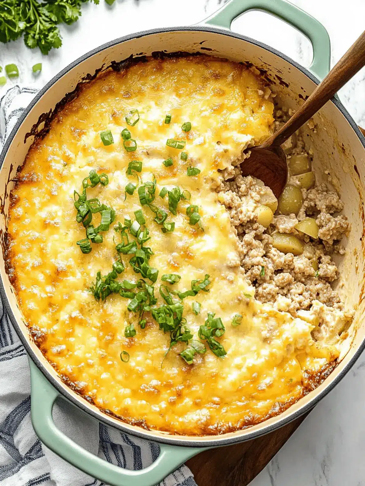 Delicious Easy Cheesy Hamburger and Potato Casserole Bliss 2 Easy Cheesy Hamburger and Potato Casserole