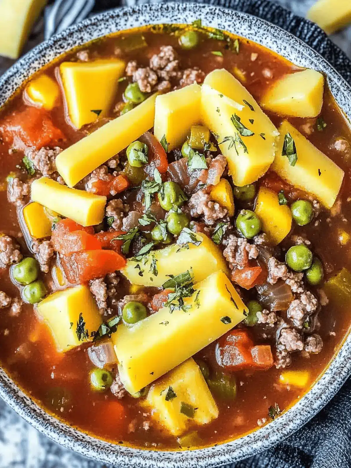 Crockpot Hamburger Soup: Cozy Comfort in Every Spoonful 2 Crockpot Hamburger Soup
