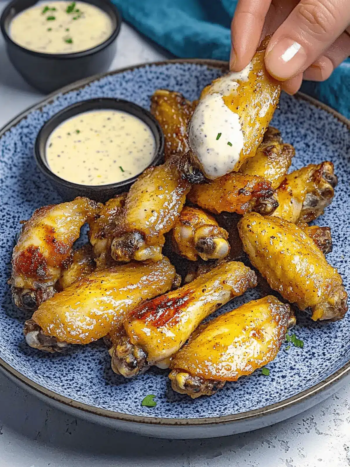 Grilled Chicken Wings with Alabama White Sauce Perfection 4 Grilled Chicken Wings with Alabama White Sauce