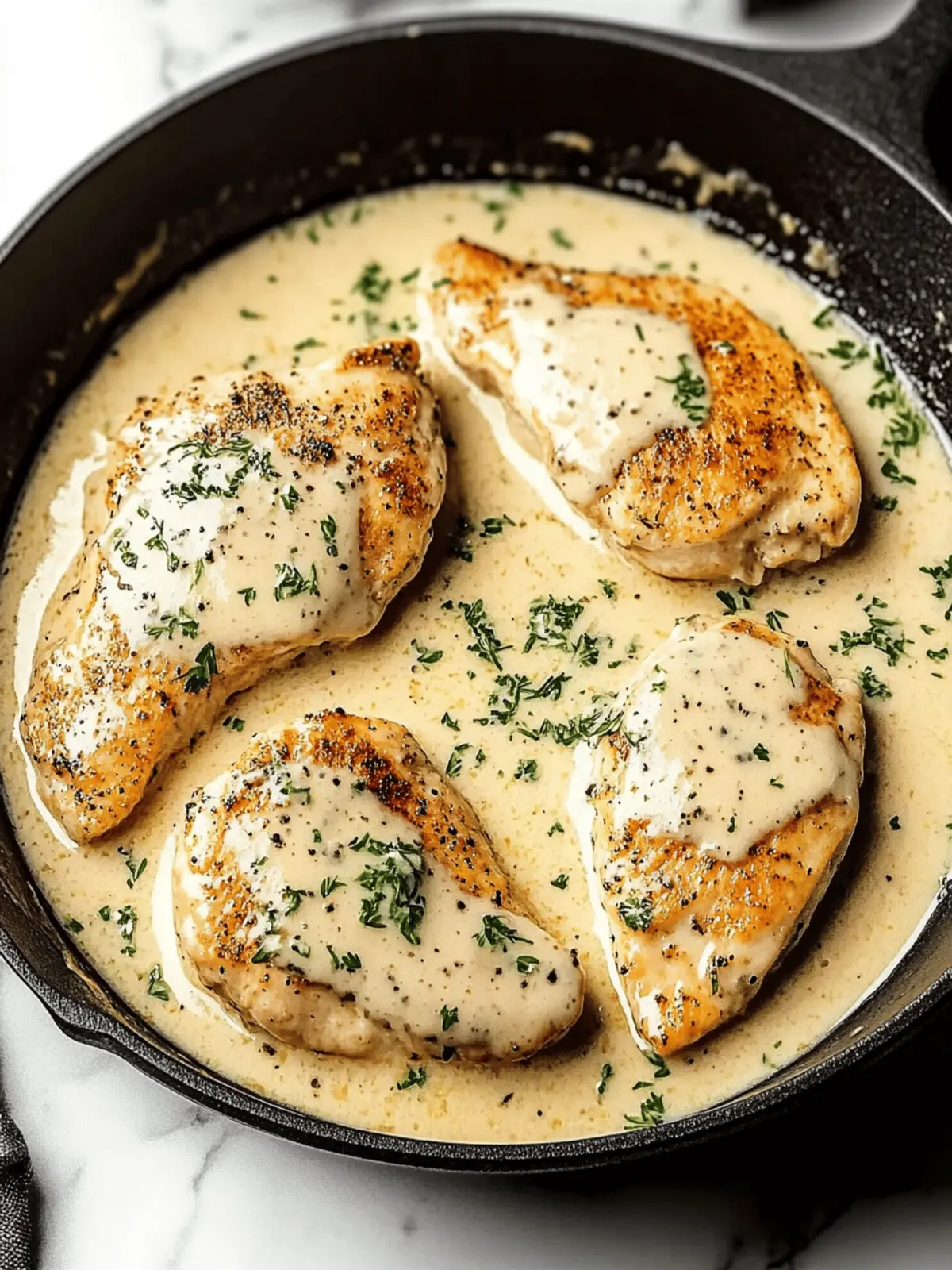 Creamy Chicken in White Wine Sauce: Elevate Your Dinner Tonight 4 Creamy Chicken in White Wine Sauce