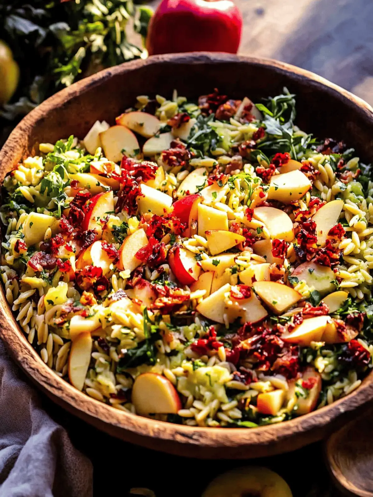 Fall Harvest Apple Orzo Salad That Will Wow Your Guests 2 Fall Harvest Apple Orzo Salad