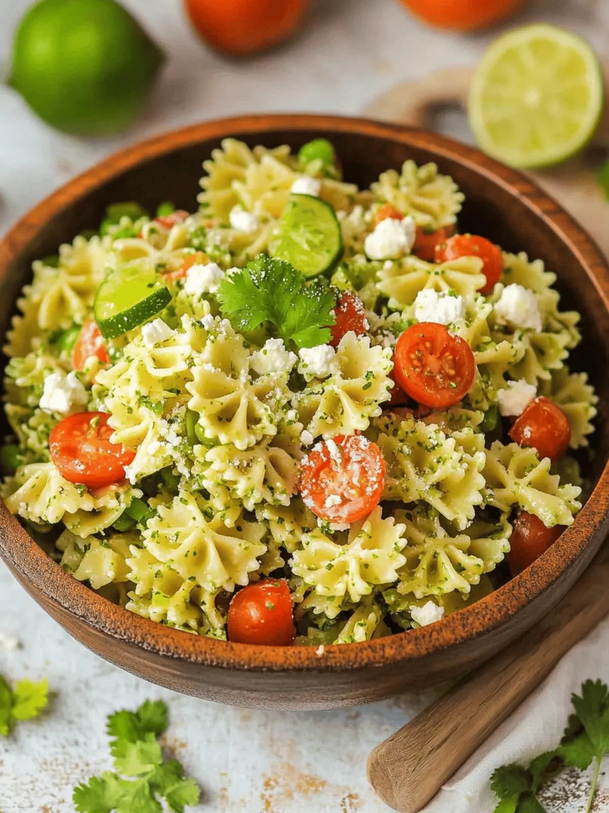 Zesty Cilantro Lime Pasta Salad for a Fresh Summer Feast 2 Cilantro Lime Pasta Salad