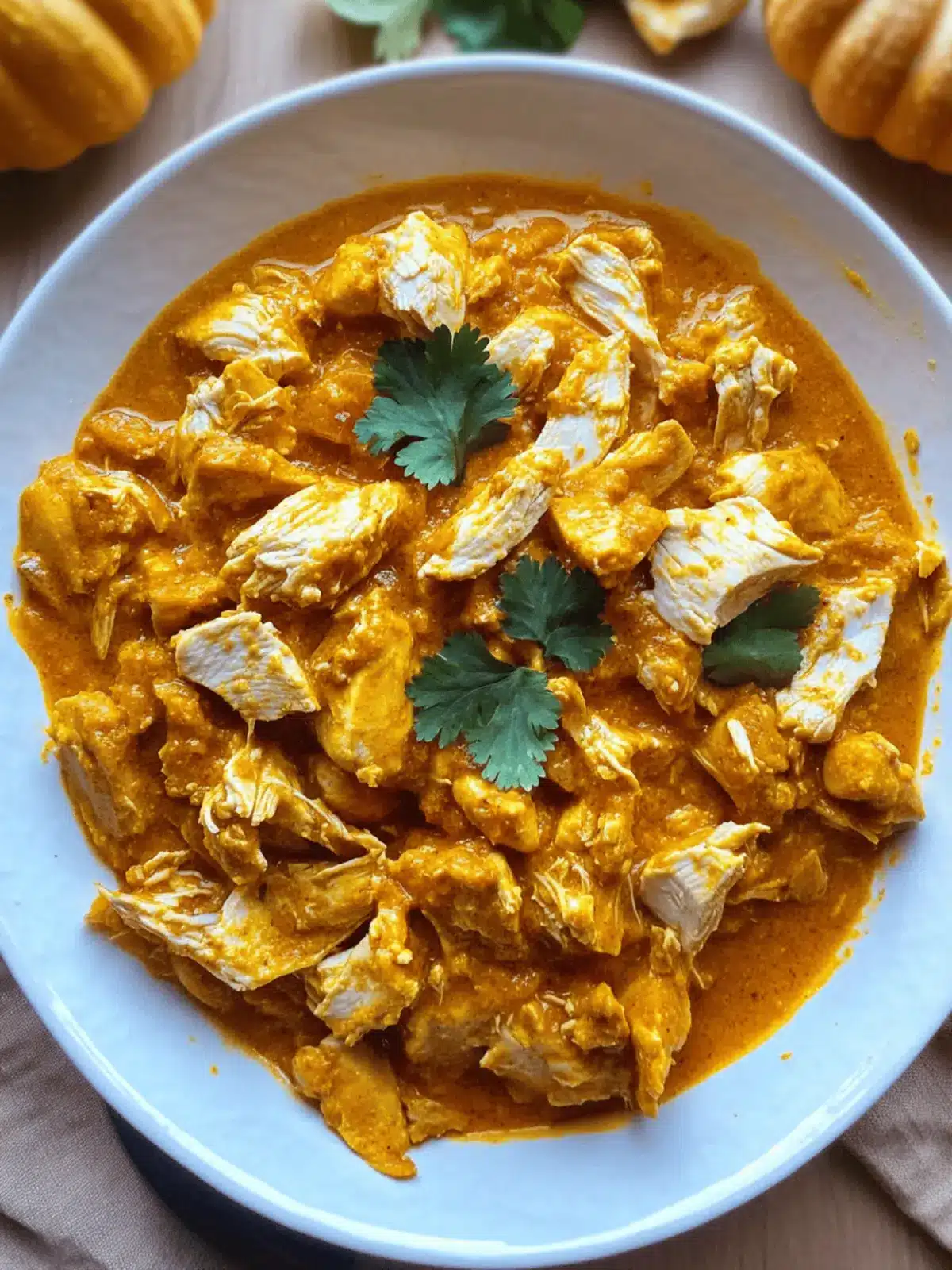 Savory Easy Pumpkin Chicken Curry (Slow Cooker Bliss) 3 Easy Pumpkin Chicken Curry (Slow Cooker)