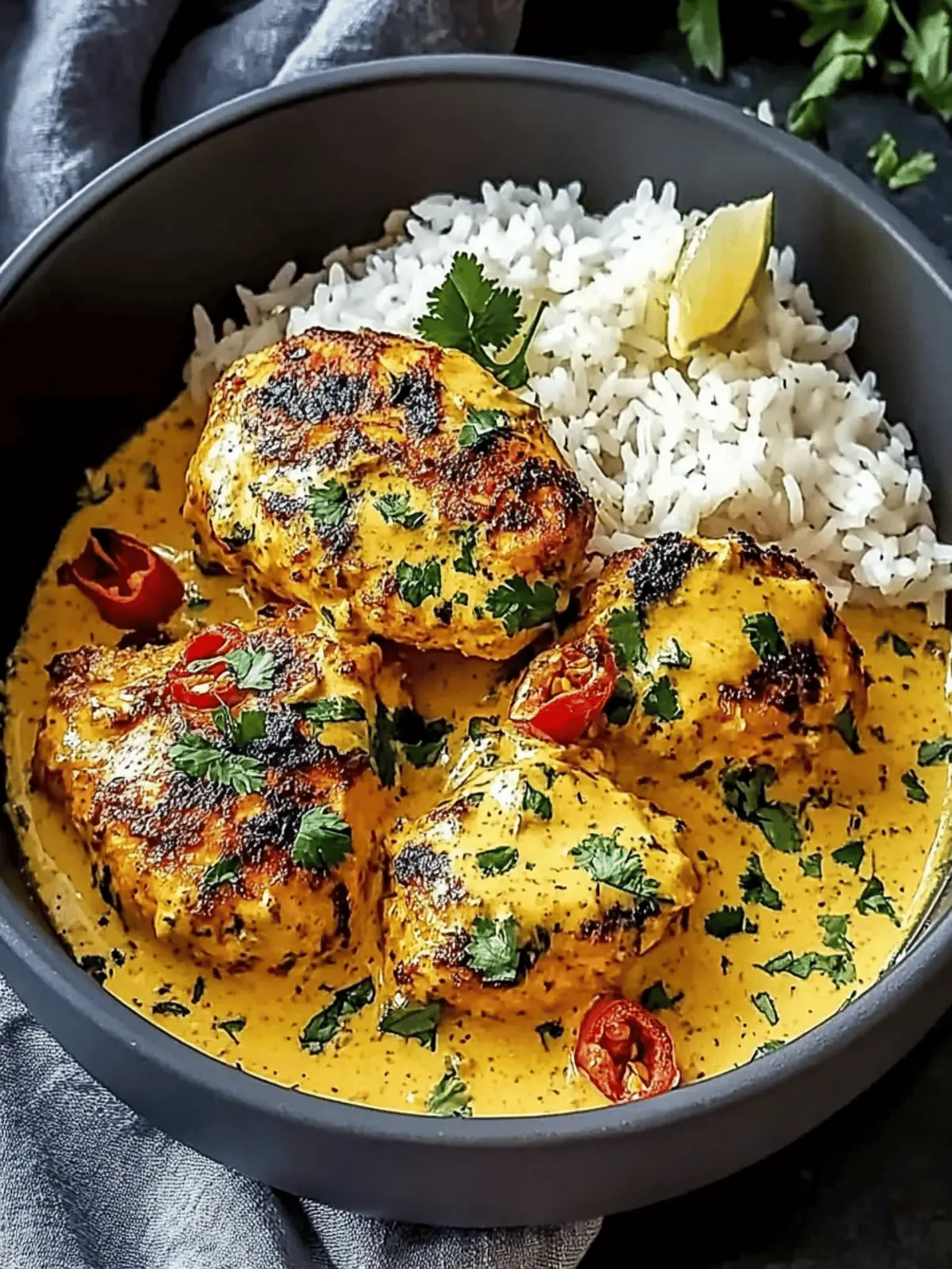 Creamy Peri-Peri Chicken with Rice: Comfort Food Delight 4 Creamy Peri-Peri Chicken with Rice