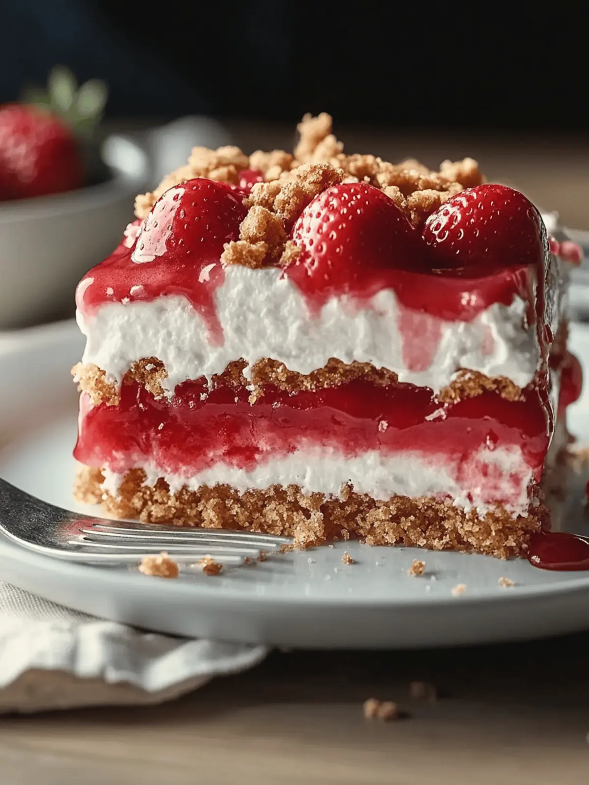 Strawberry Crunch Poke Cake – Easy, Irresistible Summer Treat! 2 Strawberry Crunch Poke Cake