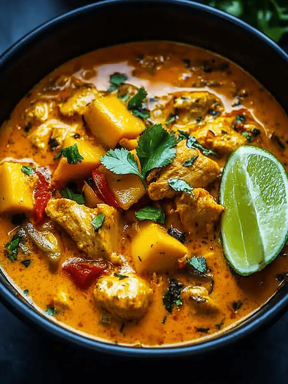 Mango Chicken Curry: A Tropical Twist for Dinner Tonight 5 Mango Chicken Curry