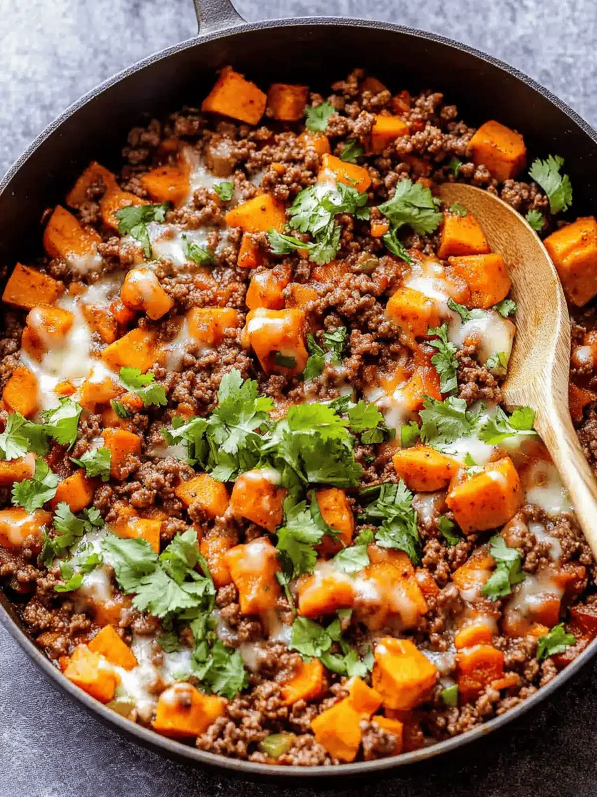 Delicious Southwest Ground Beef and Sweet Potato Skillet Bliss 2 Southwest Ground Beef and Sweet Potato Skillet