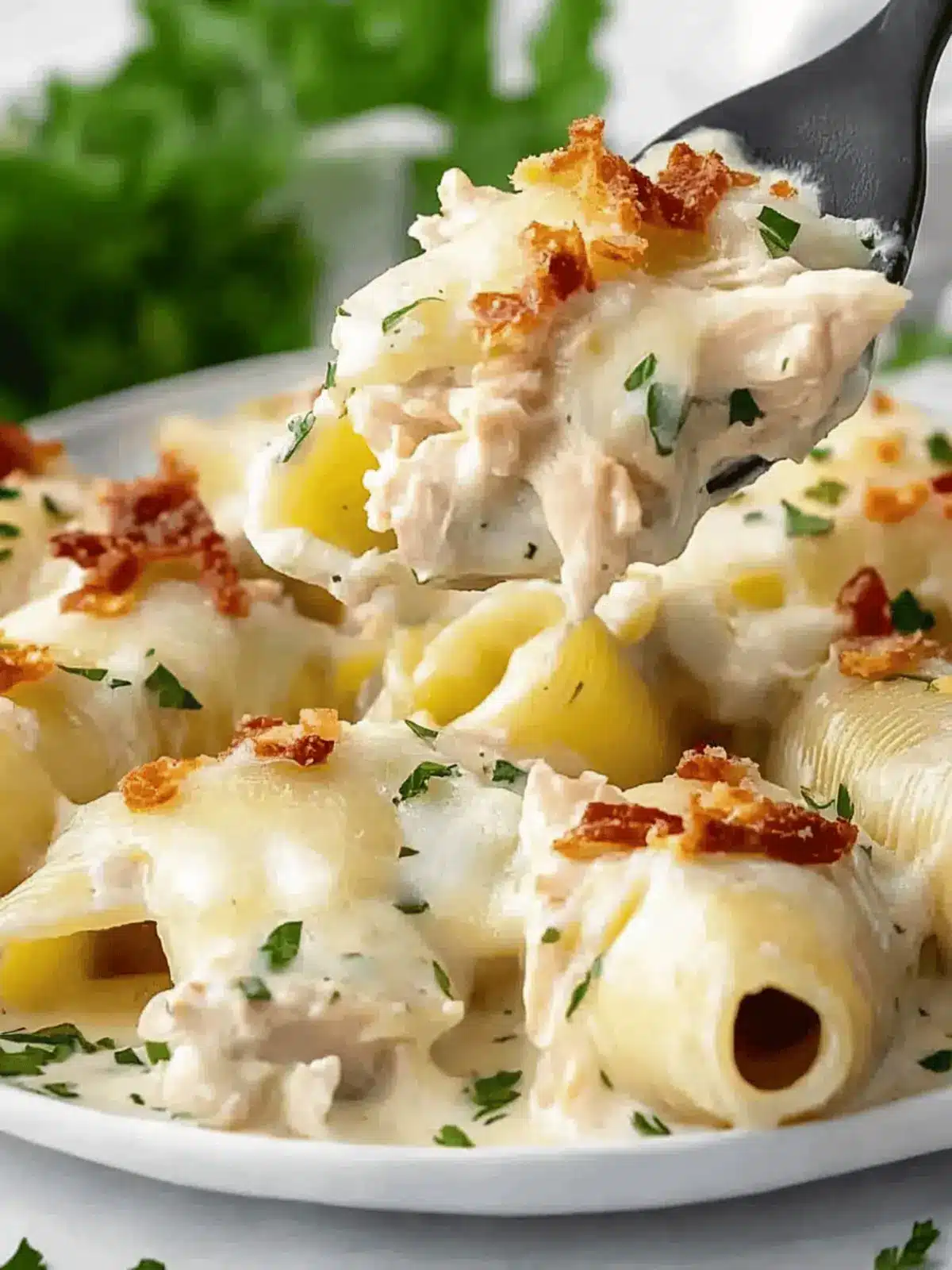 Savory Chicken Alfredo Stuffed Shells Your New Family Favorite 5 Savory Chicken Alfredo Stuffed Shells
