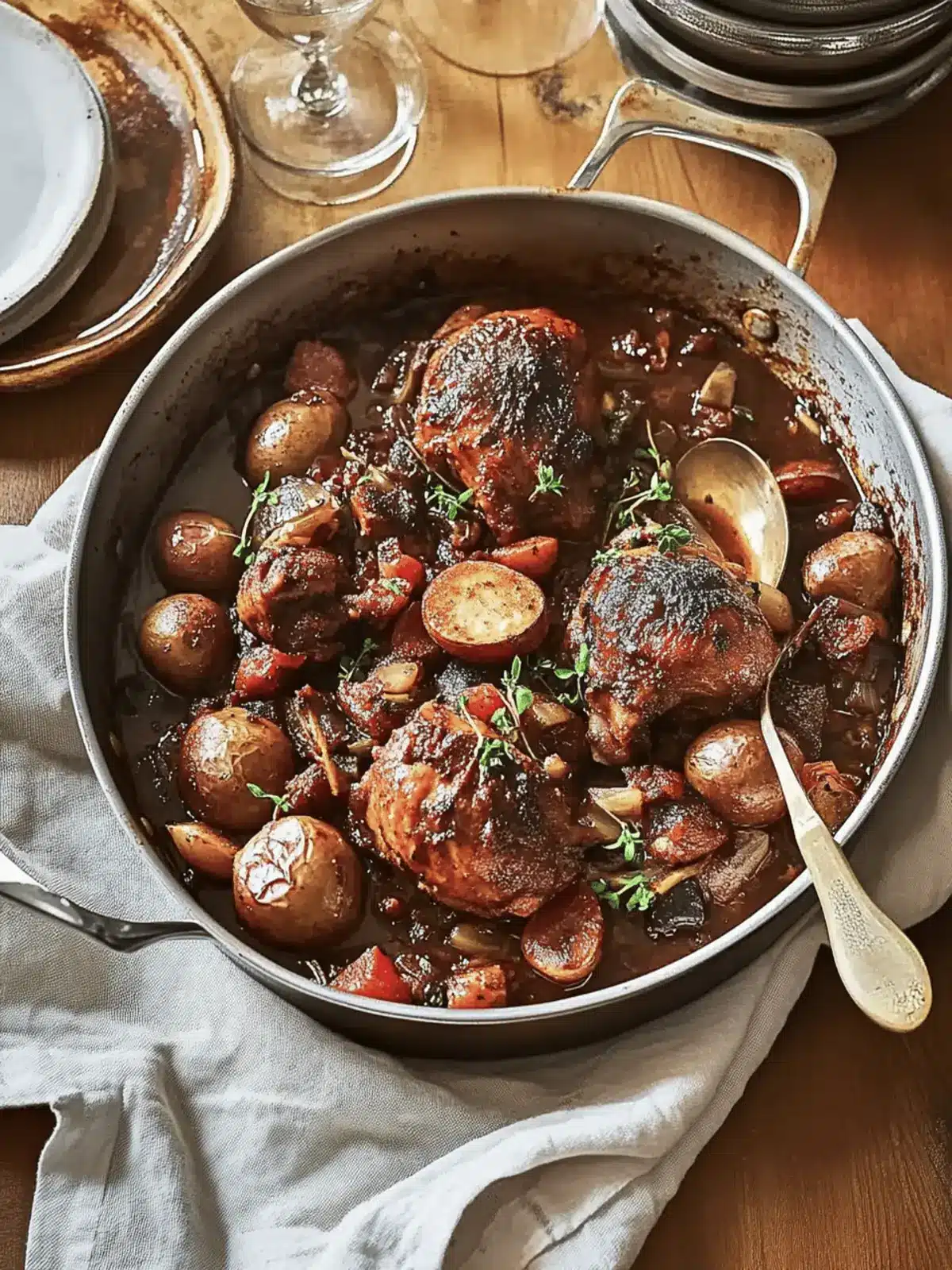 Cajun Coq au Vin: Comfort Food Upgrade for Cozy Nights 2 Cajun Coq au Vin