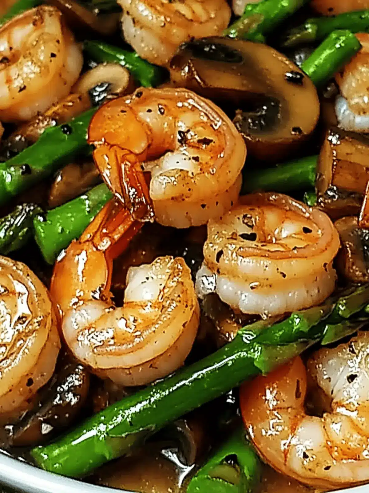Shrimp and Asparagus Stir-Fry with Mushrooms Ready in 30 Mins 4 Shrimp and Asparagus Stir-Fry with Mushrooms