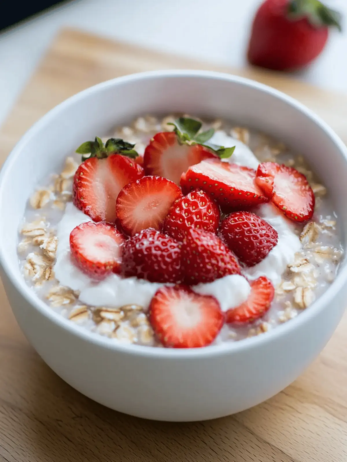 Strawberries and Cream Overnight Oats Recipe for Busy Mornings 5 Strawberries and Cream Overnight Oats Recipe