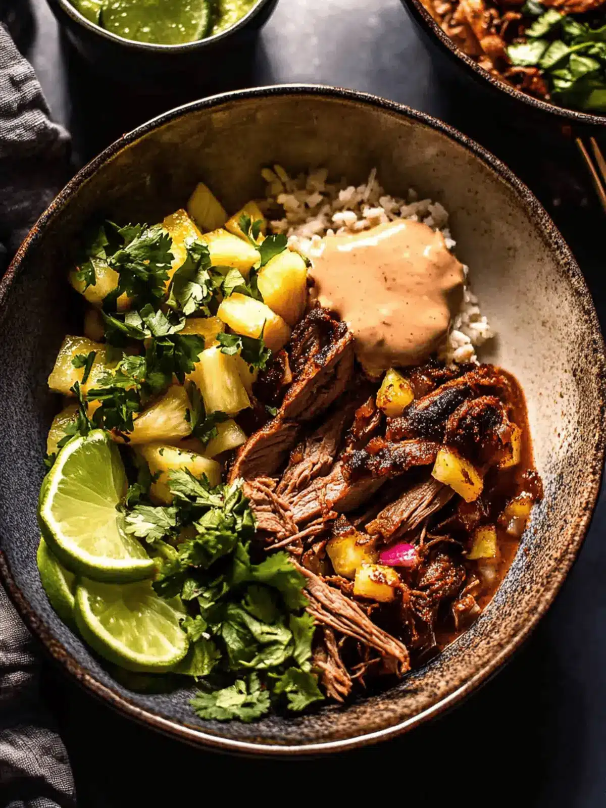 Crockpot Chipotle Pineapple Pot Roast Bowls for a Tropical Feast 5 Crockpot Chipotle Pineapple Pot Roast Bowls