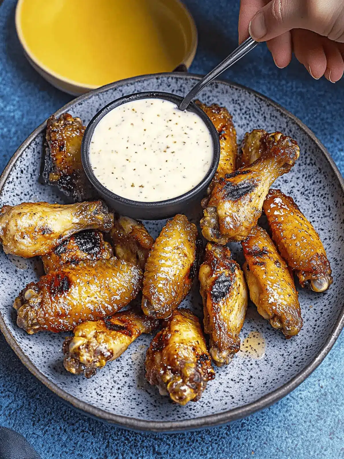 Grilled Chicken Wings with Alabama White Sauce Perfection 3 Grilled Chicken Wings with Alabama White Sauce