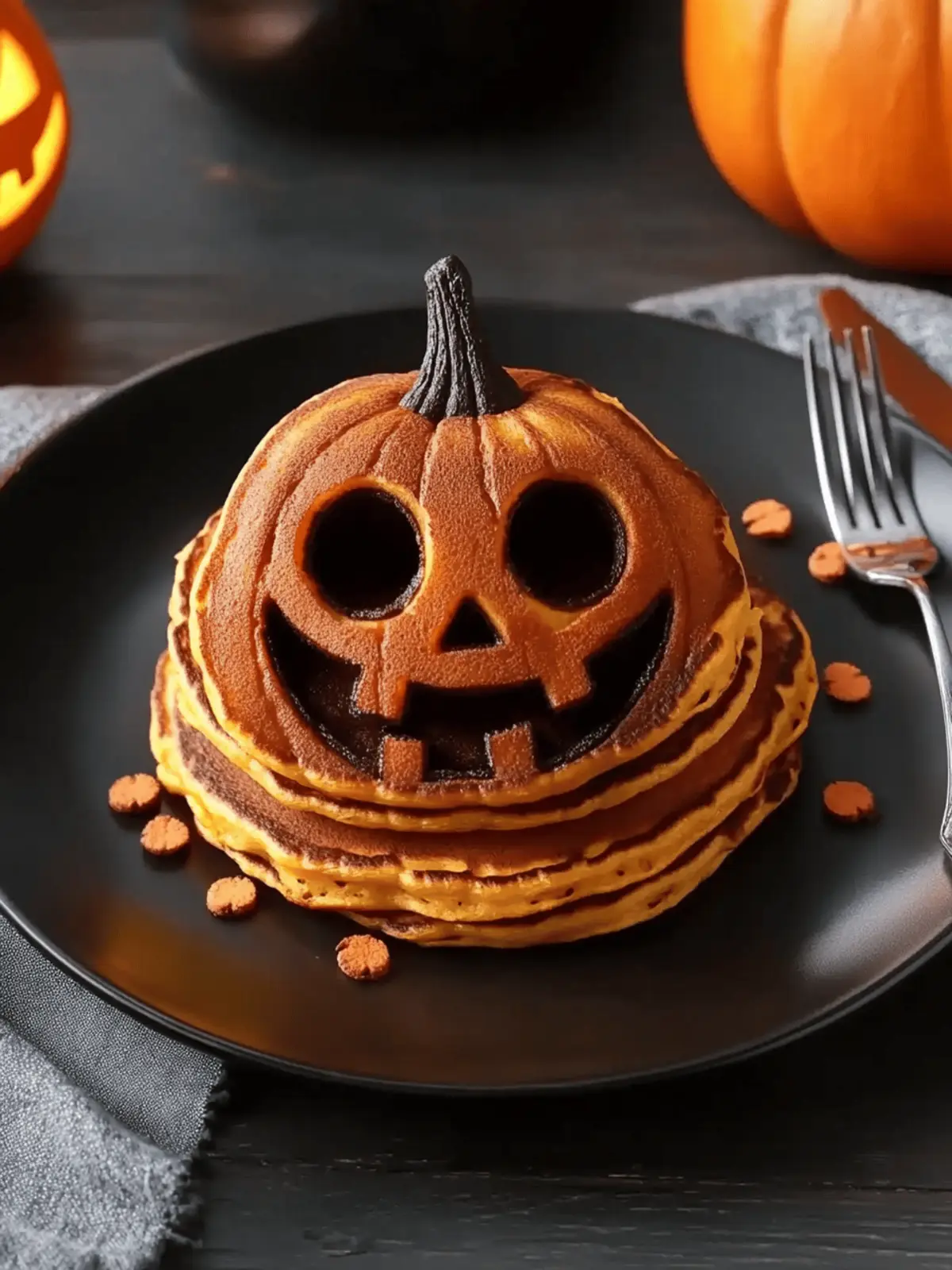 Spooktacular and Fun Jack O Lantern Pancakes for Halloween Fun 4 Spooktacular and Fun Jack O Lantern Pancakes