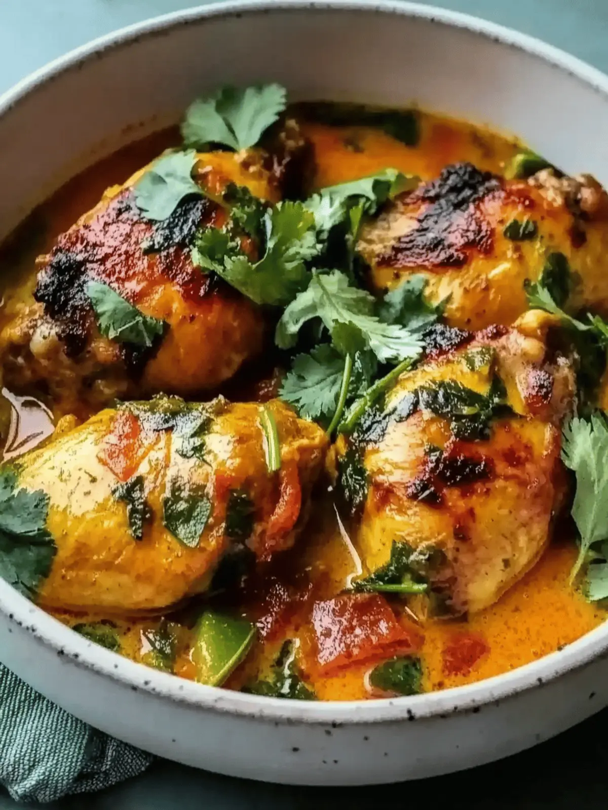 Coconut Milk-Braised Chicken with Harissa: Creamy Flavor Awaits 2 Coconut Milk-Braised Chicken with Harissa