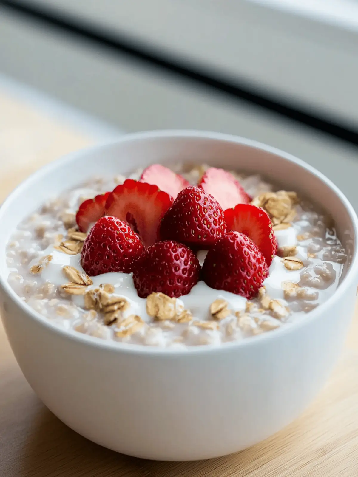 Strawberries and Cream Overnight Oats Recipe for Busy Mornings 4 Strawberries and Cream Overnight Oats Recipe