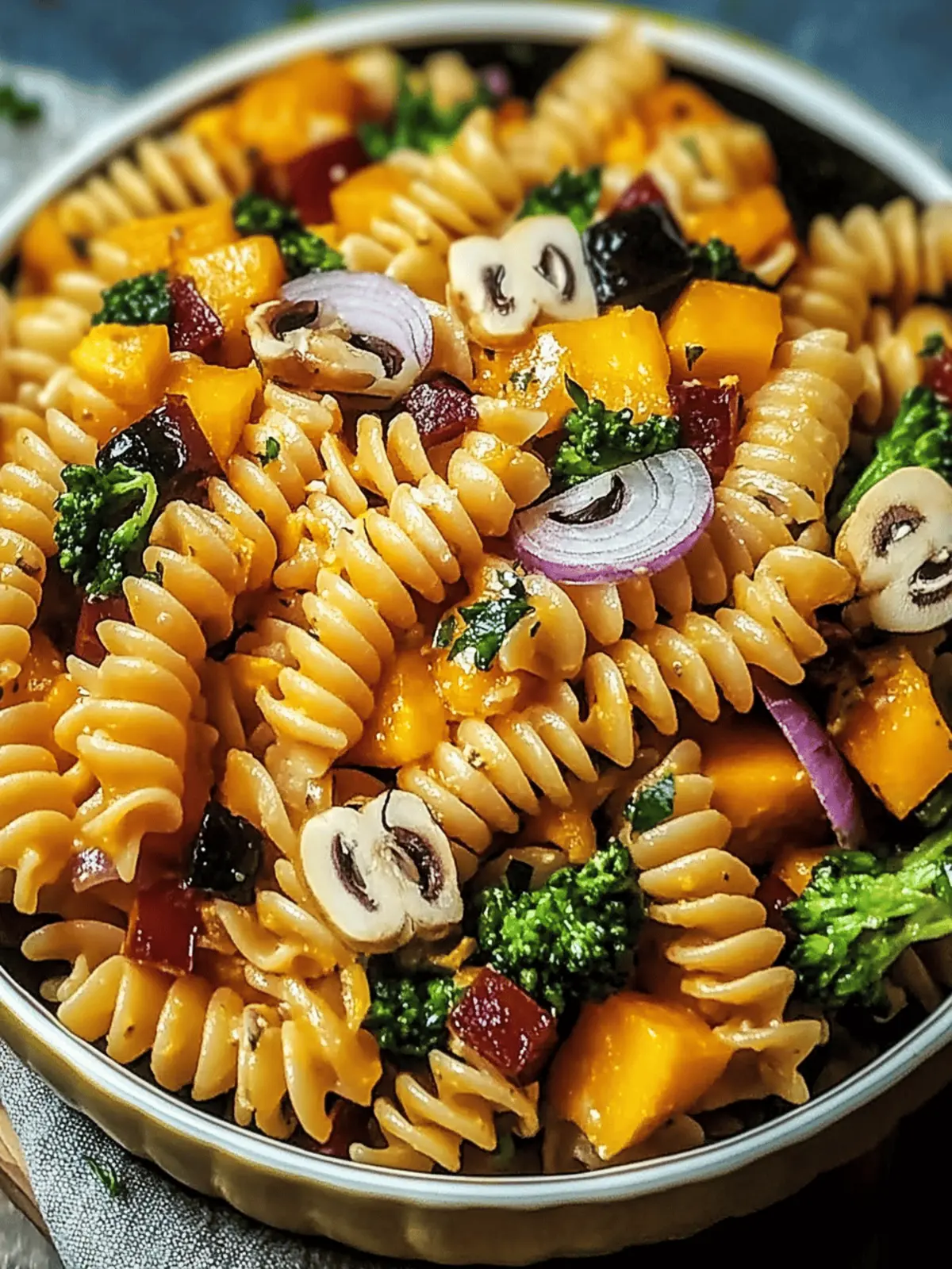 UpChuckin’ Pumpkin Loaded Pasta Salad for Cozy Fall Gatherings 5 UpChuckin’ Pumpkin Loaded Pasta Salad