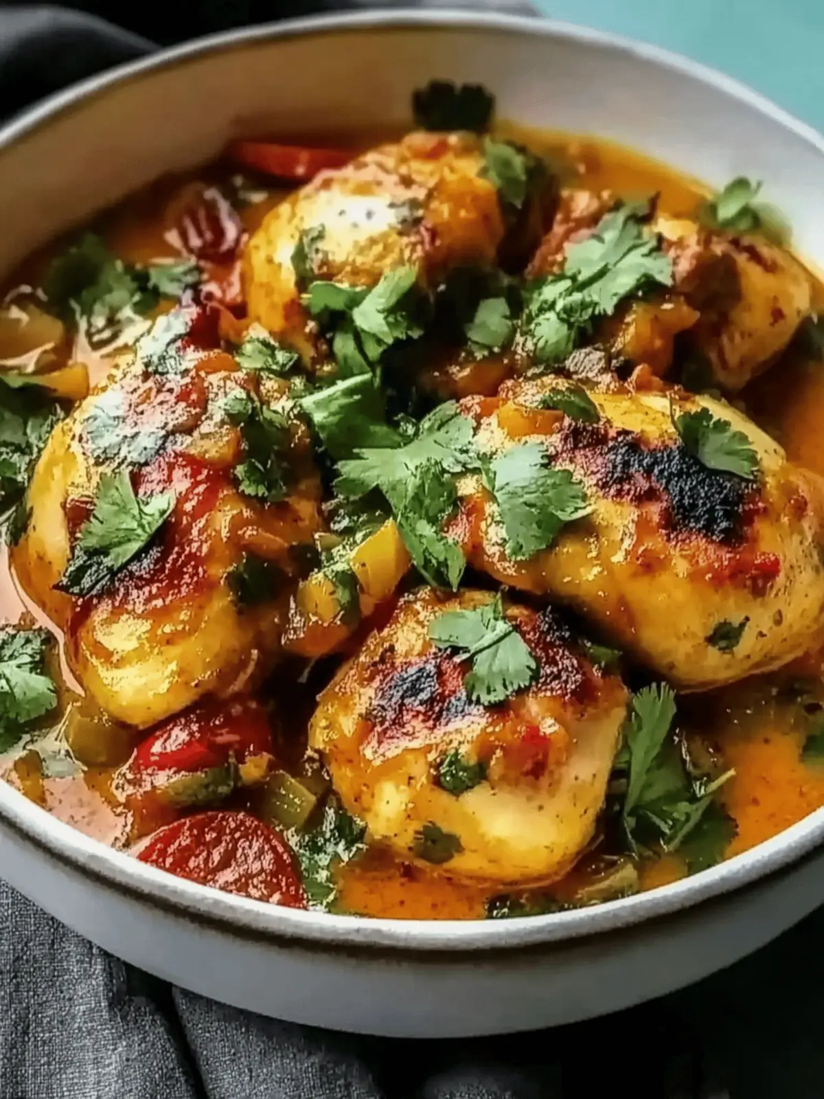 Coconut Milk-Braised Chicken with Harissa: Creamy Flavor Awaits 5 Coconut Milk-Braised Chicken with Harissa