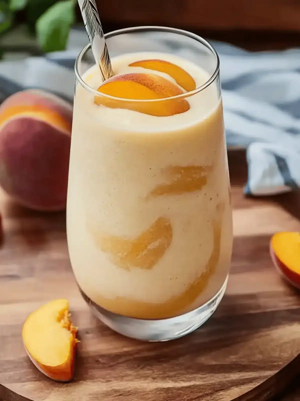 Peaches & Cream Smoothie: Your Dreamy, Quick Breakfast Treat 2 Peaches & Cream Smoothie