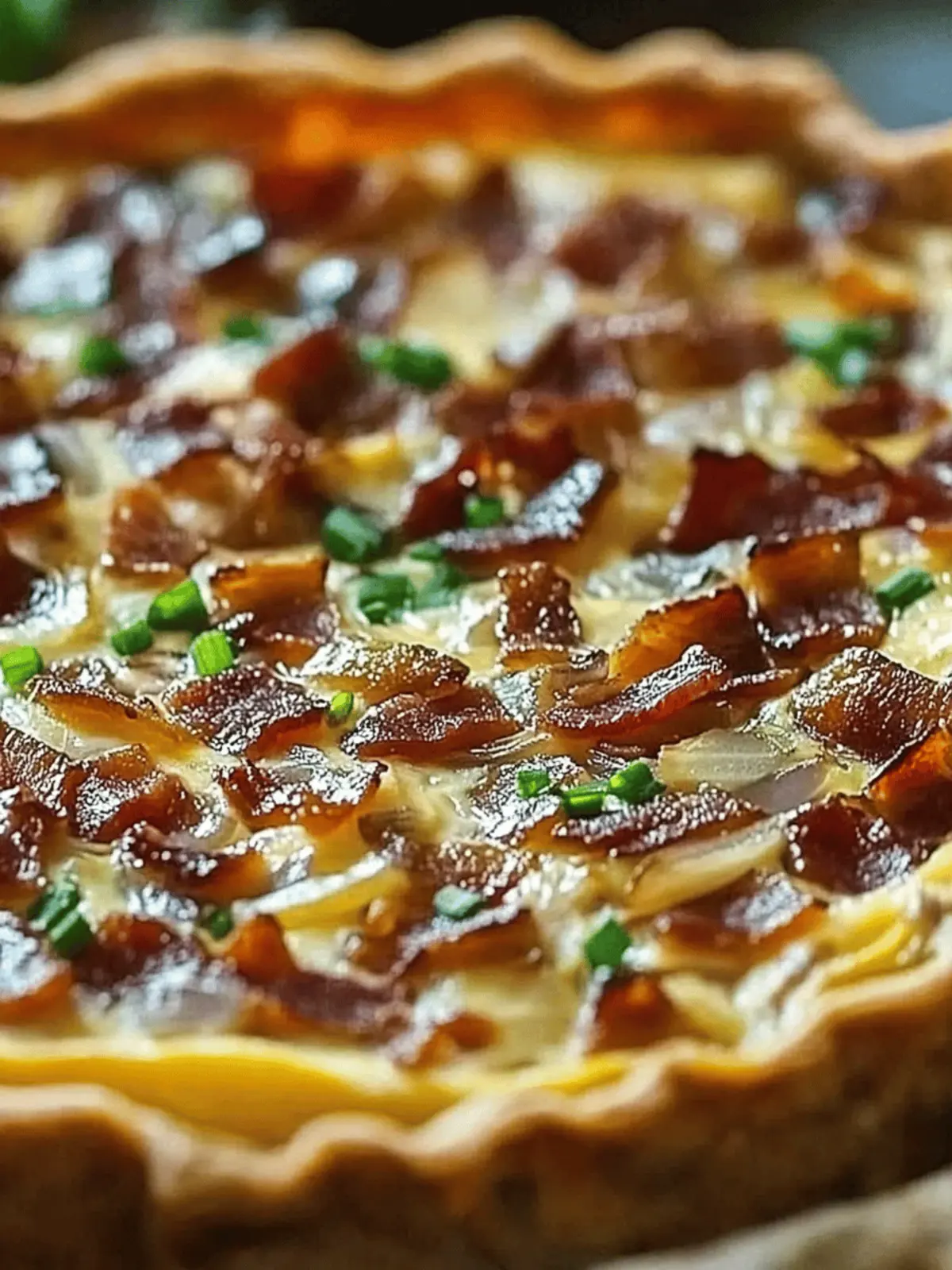 Savory Caramelized Onion and Bacon Quiche You’ll Love 4 Caramelized Onion and Bacon Quiche