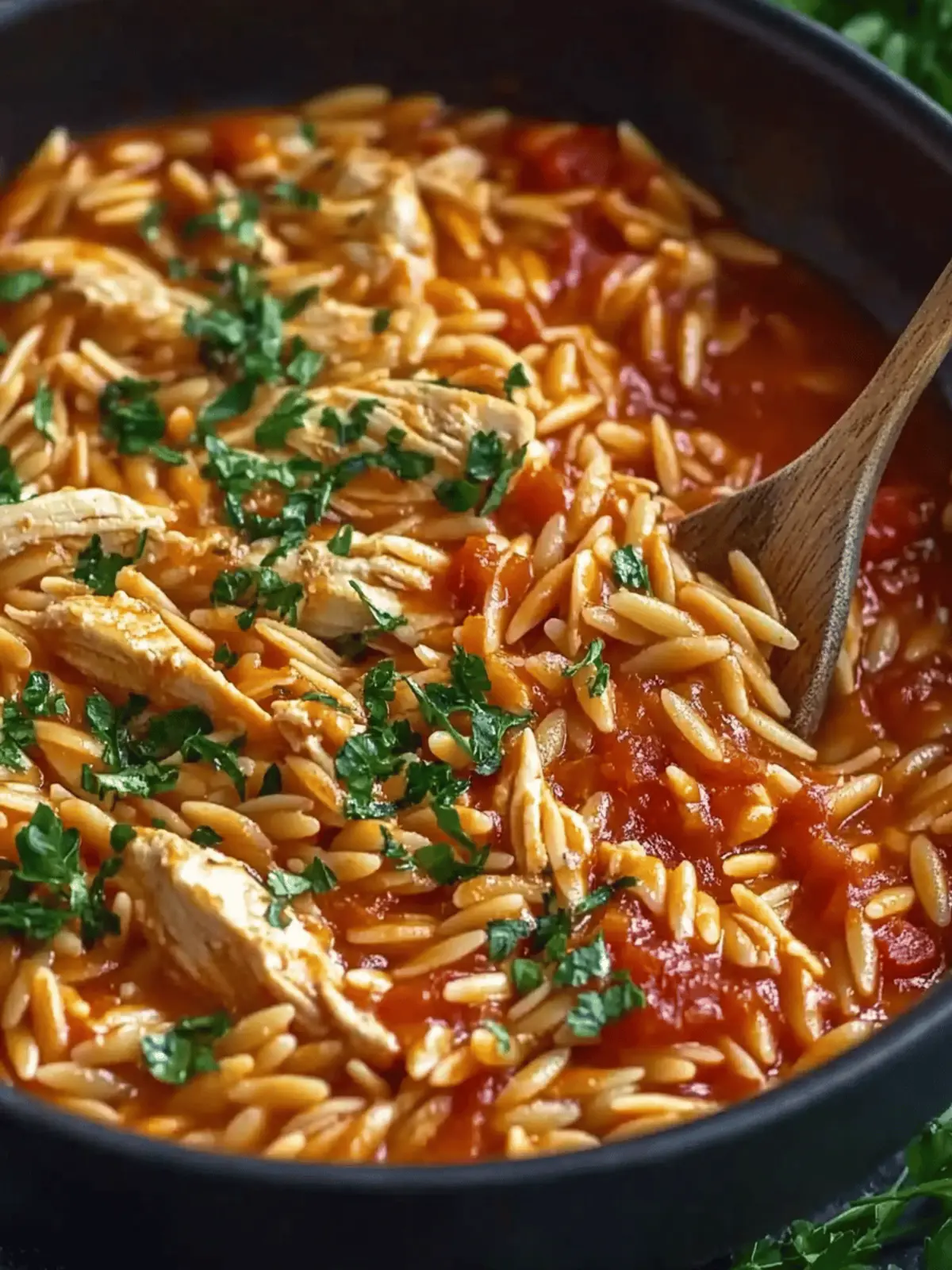Creamy Tomato Orzo with Chicken Recipe: Quick Comfort in a Bowl 5 Creamy Tomato Orzo with Chicken Recipe
