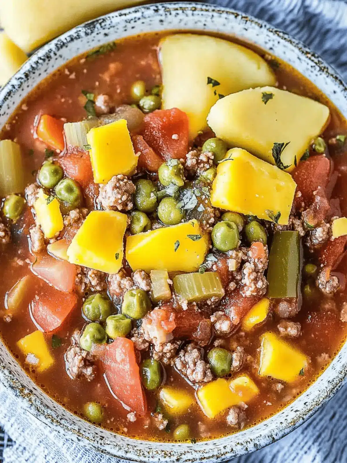 Crockpot Hamburger Soup: Cozy Comfort in Every Spoonful 4 Crockpot Hamburger Soup