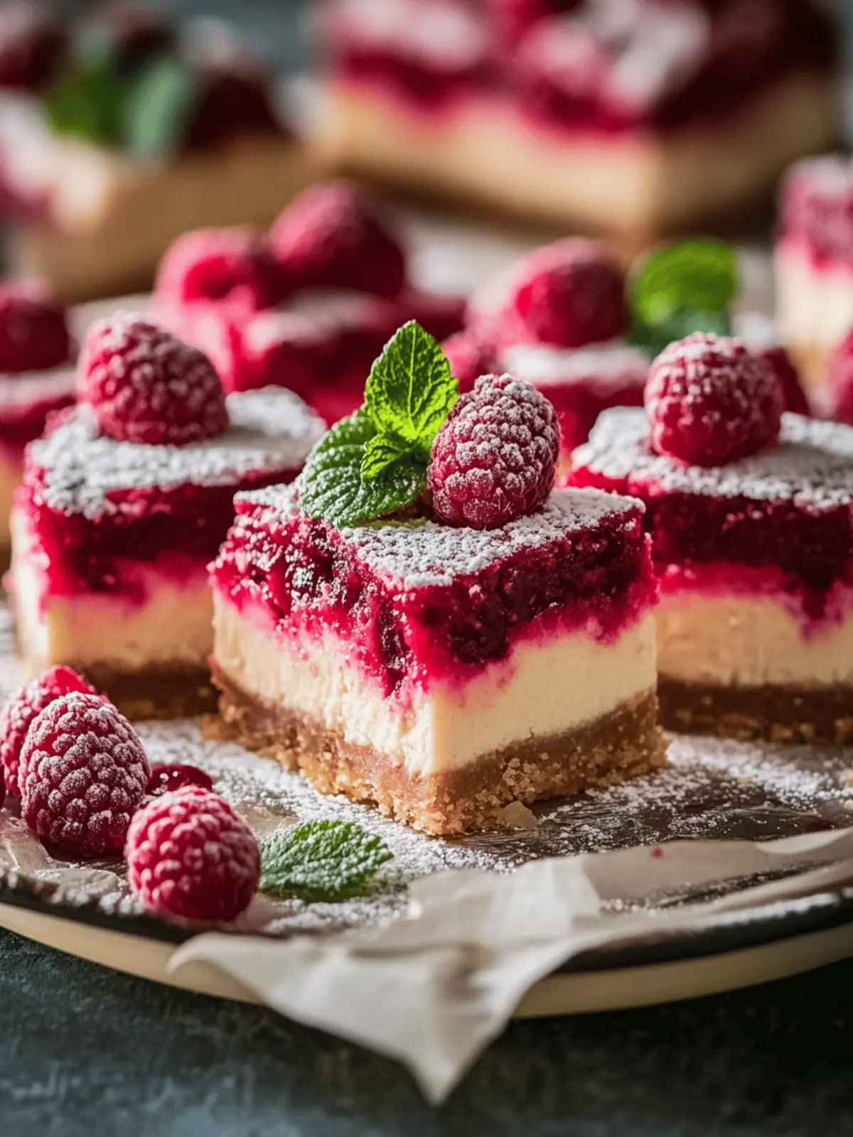 Raspberry Cheesecake Bars That Will Steal Your Heart 3 Raspberry Cheesecake Bars